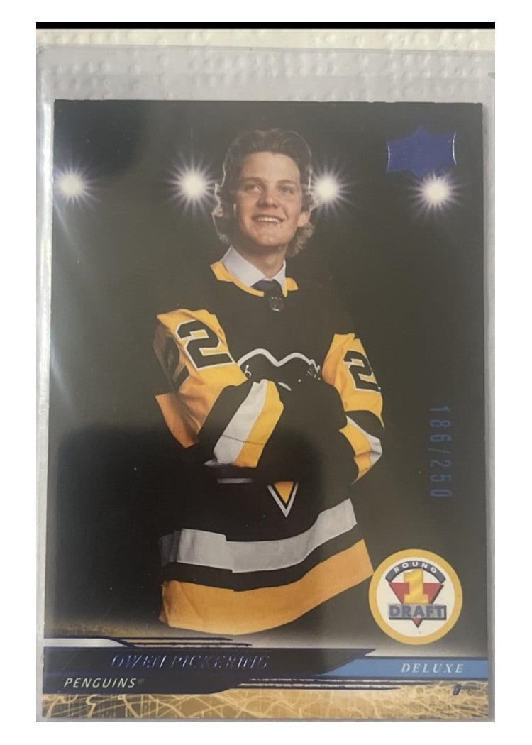2024-25 Upper Deck Base Set Owen Pickering Deluxe #732 card