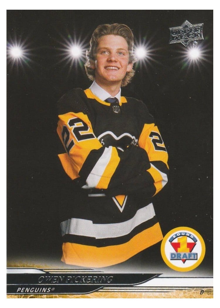 2024-25 Upper Deck Base Set Owen Pickering #732 card