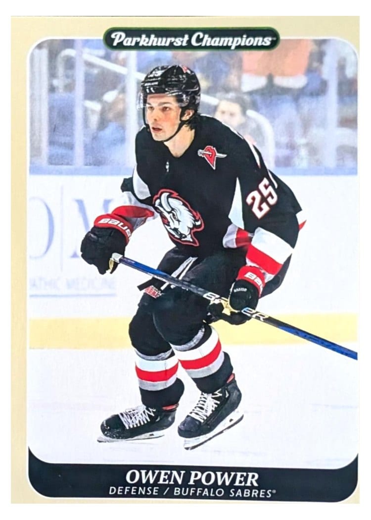 2023-24 Parkhurst Champions Base Set Owen Power #8 card