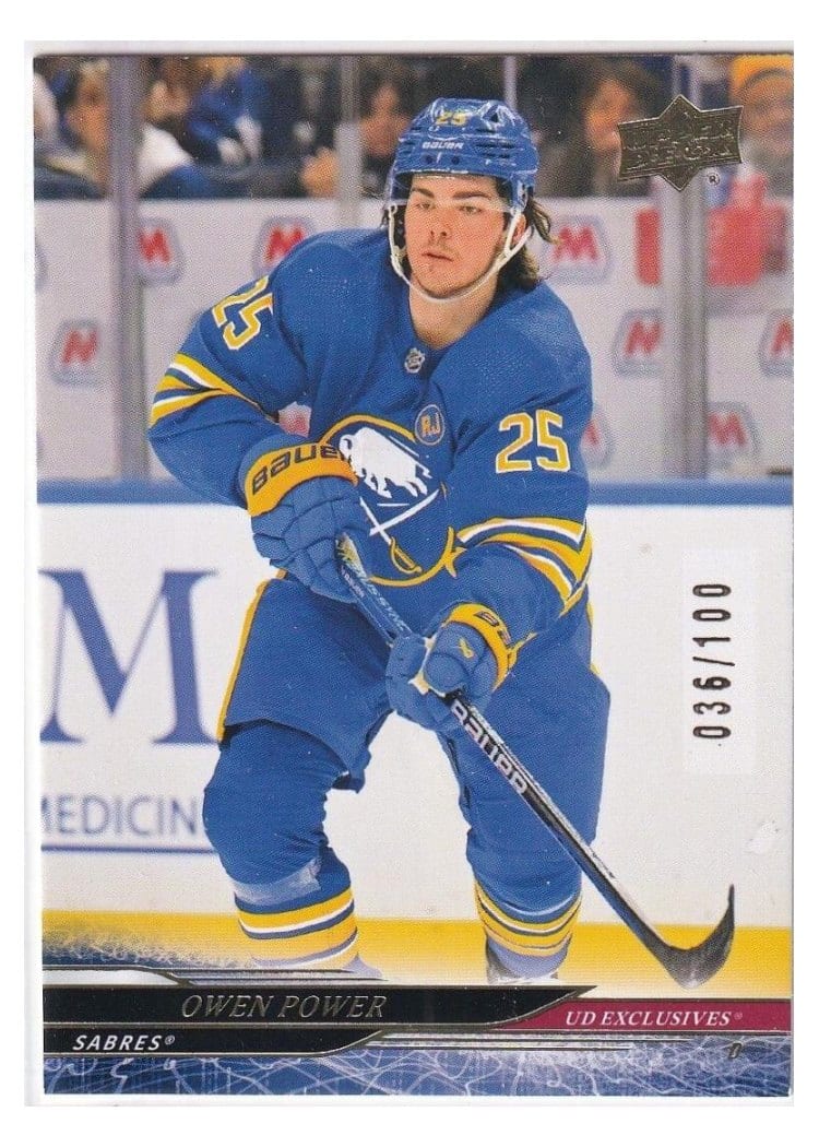 2024-25 Upper Deck Base Set Owen Power #260 card