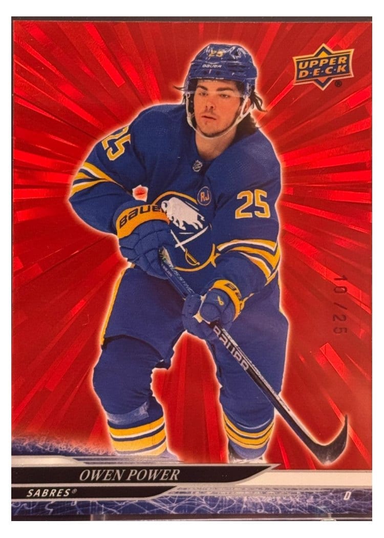 2024-25 Upper Deck Base Set Owen Power #260 card