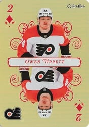 2025-26 O-Pee-Chee Playing Cards Owen Tippett #2-DIAMONDS