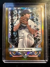 2024 Bowman Sterling Base Set Owen White #BSR-32 card