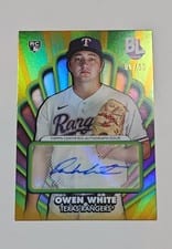2024 Topps Big League Opening Act Autographs Owen White #OAA-OW card