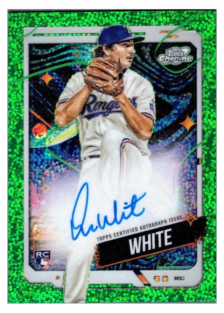 2024 Topps Cosmic Chrome Autographs Owen White #CCA-OW card