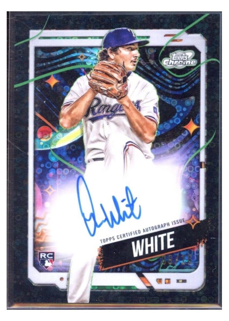 2024 Topps Cosmic Chrome Autographs Owen White #CCA-OW card