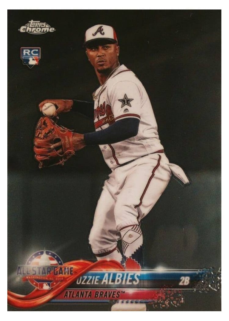 2018 Topps Chrome Update Base Set Ozzie Albies #HMT76 card