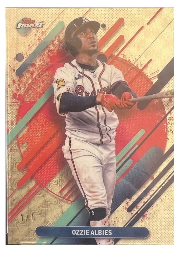2025 Finest Base Set Ozzie Albies #222 card