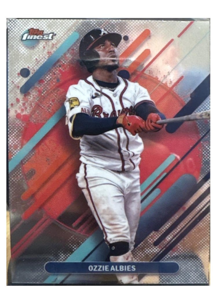 2025 Finest Base Set Ozzie Albies #222 card