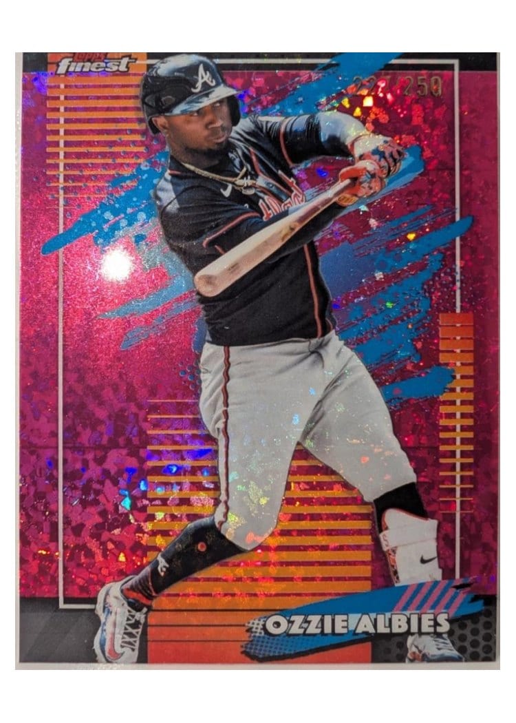 2026 Topps Finest Ozzie Albies #128 card