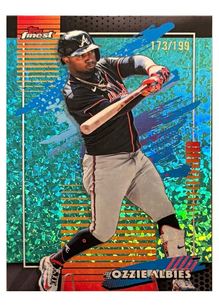 2026 Topps Finest Ozzie Albies #128 card