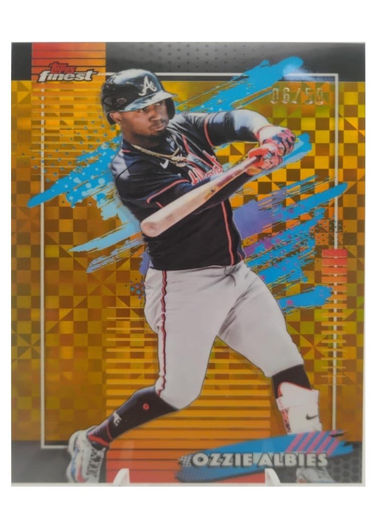 2026 Topps Finest Ozzie Albies #128 card