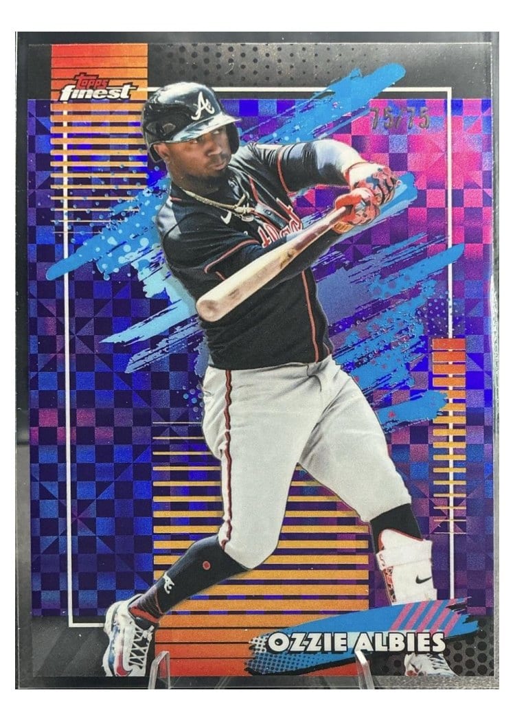 2026 Topps Finest Ozzie Albies #128 card