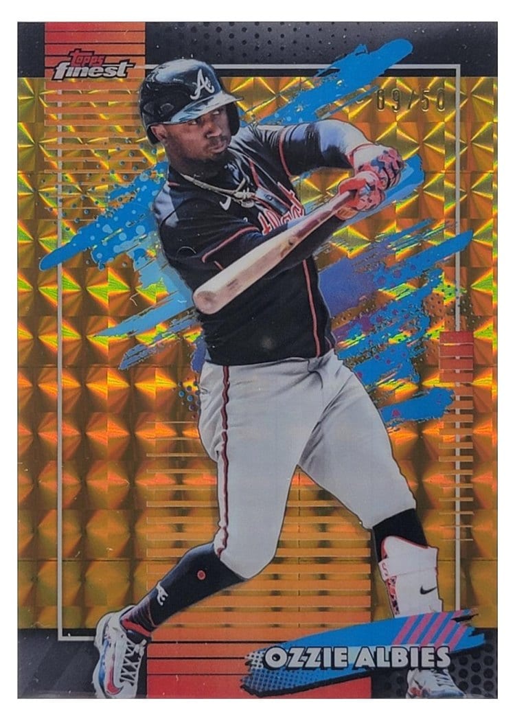 2026 Topps Finest Ozzie Albies #128 card