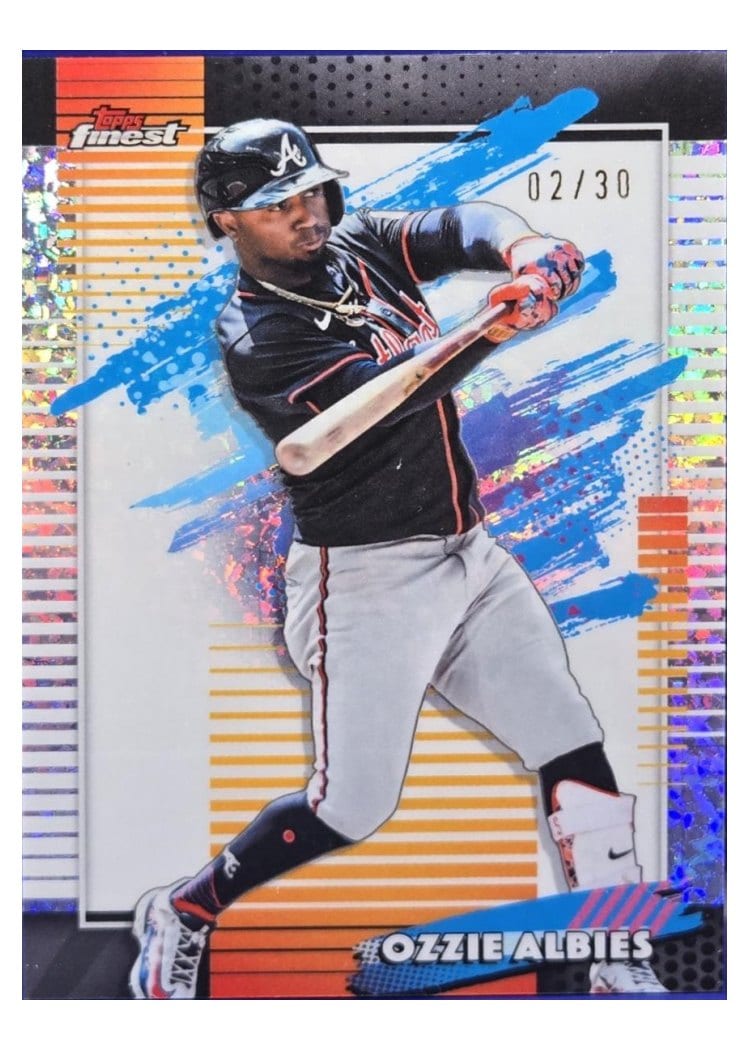 2026 Topps Finest Ozzie Albies #128 card