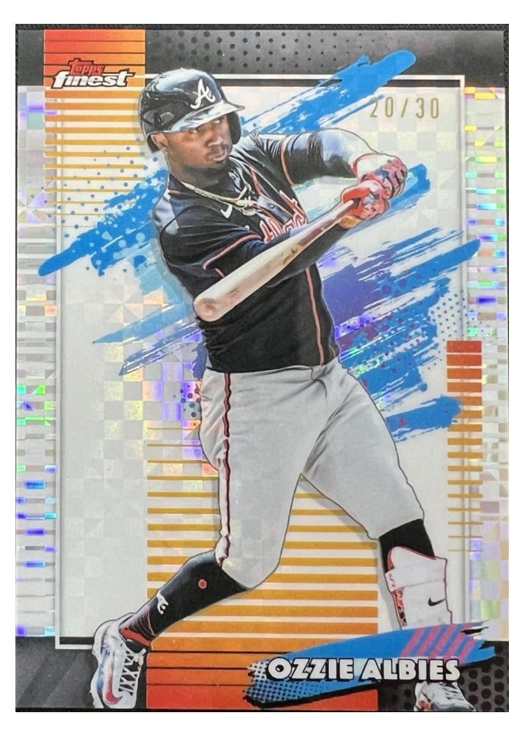 2026 Topps Finest Ozzie Albies #128 card