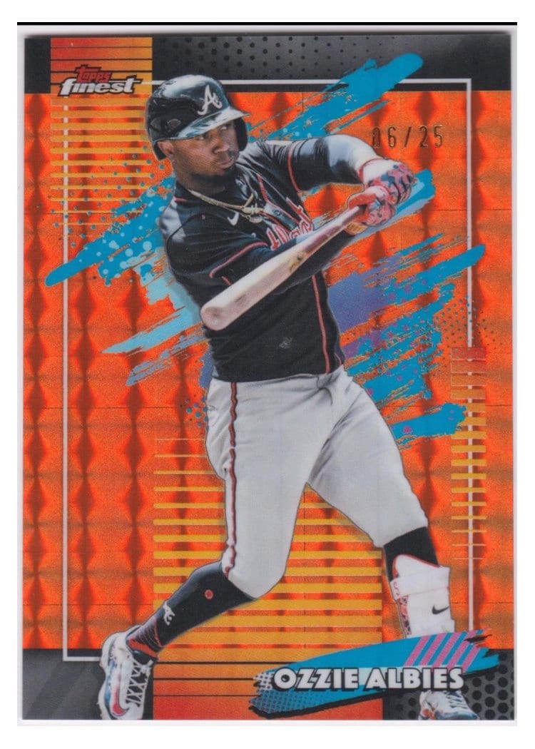 2026 Topps Finest Ozzie Albies #128 card