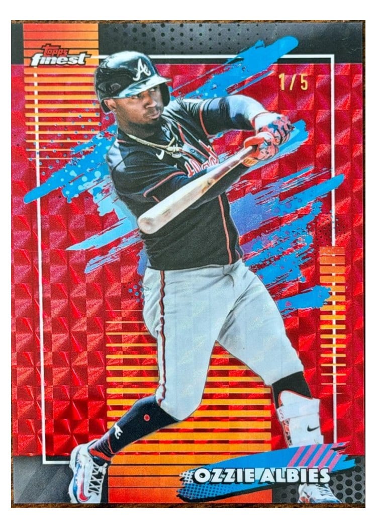 2026 Topps Finest Ozzie Albies #128 card