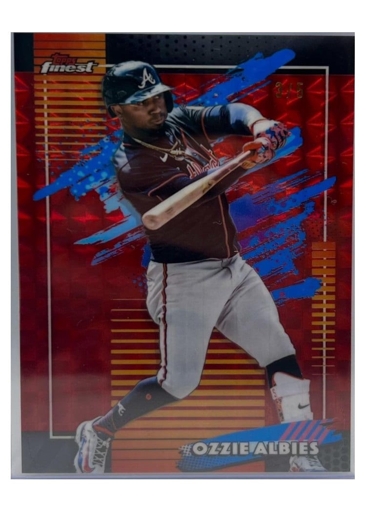 2026 Topps Finest Ozzie Albies #128 card