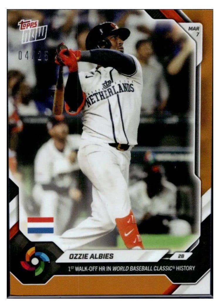 2026 Topps Now WBC Ozzie Albies Orange #WB11