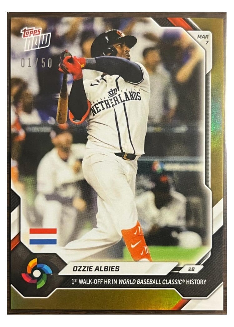 2026 Topps Now WBC Ozzie Albies Gold #WB11