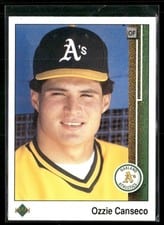1989 Upper Deck Ozzie Canseco #756 card
