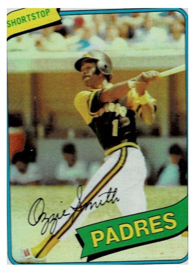 1980 Topps Ozzie Smith #393 card