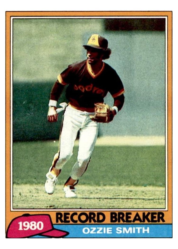 1981 Topps Ozzie Smith #207 card