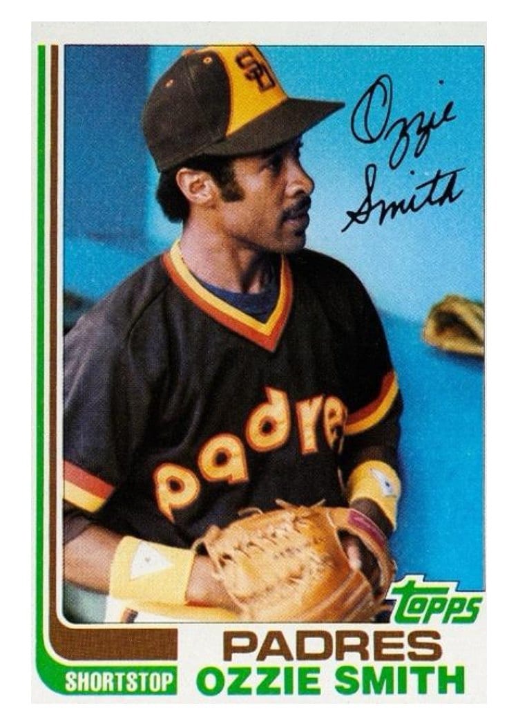 1982 Topps Ozzie Smith #95 card