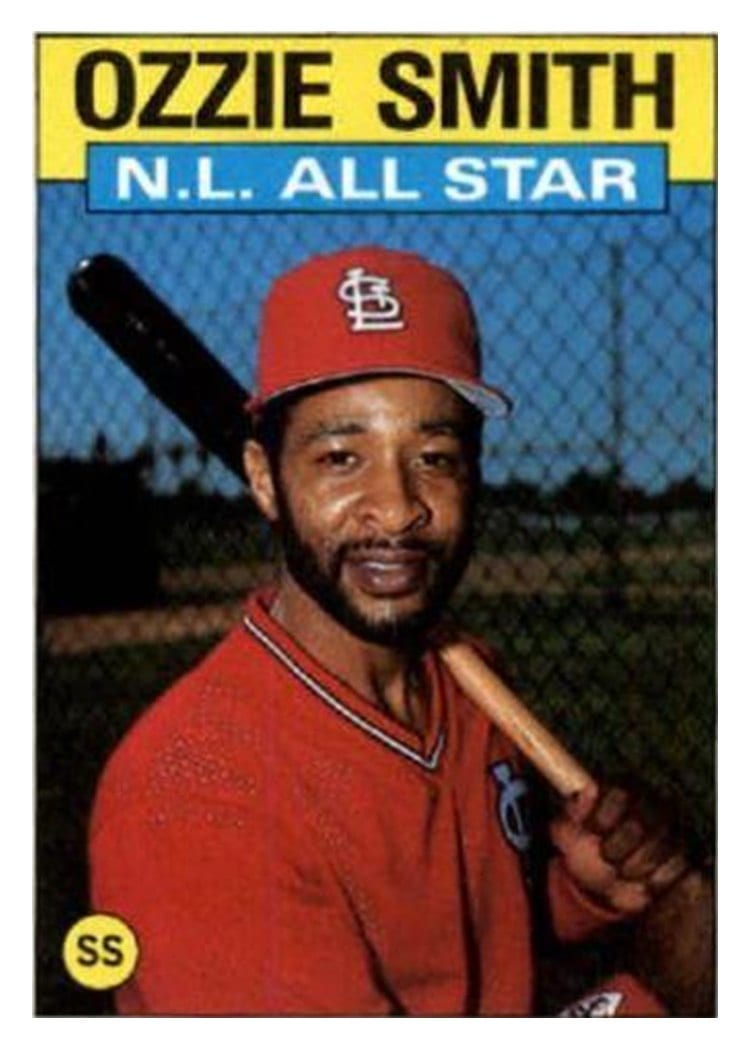 1986 Topps Ozzie Smith #704 card