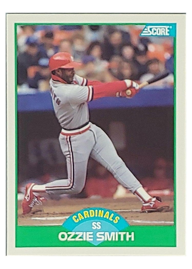 1989 Score Ozzie Smith #80 card