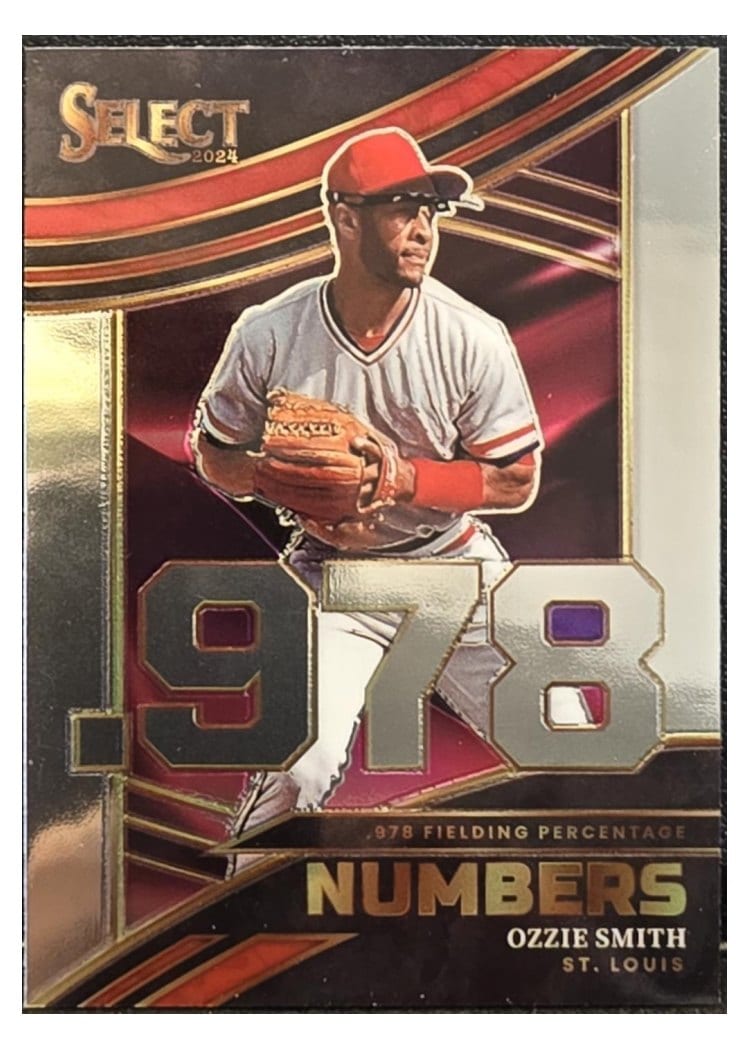 2024 Panini Select Select Numbers Ozzie Smith #12 card