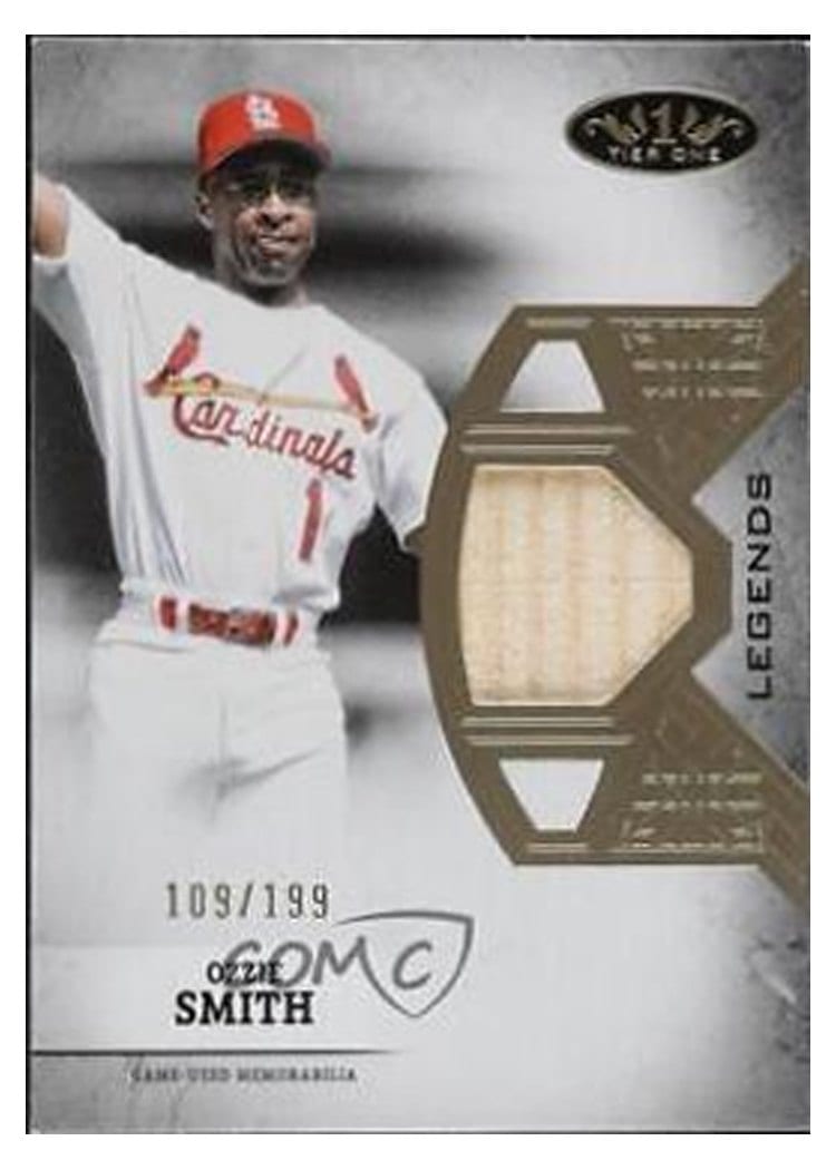 2024 Topps Tier One Legend Relics Ozzie Smith #T1LR-OS card