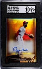 2024 Topps Tribute Pillars Of The Game Autographs Ozzie Smith #PTGA-OS card