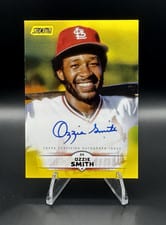 2025 Stadium Club Base Autographs Ozzie Smith #SCBA-OS
