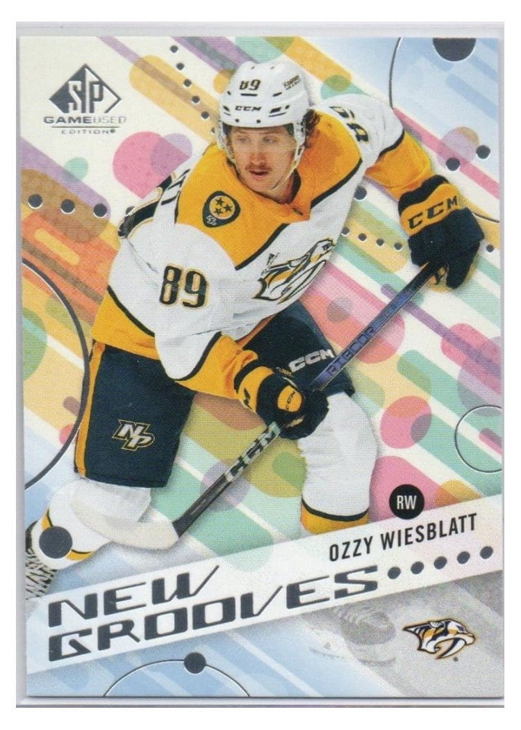 2025-26 SP Game Used New Grooves Ozzy Wiesblatt #NG-16 card