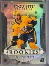 2025-26 Upper Deck Black Diamond Exquisite Rookies Ozzy Wiesblatt #R-OW card