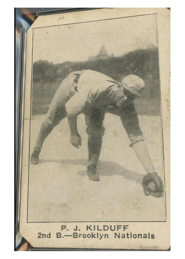 1921 E121 American Caramel Series of 80 P.J. Kilduff card