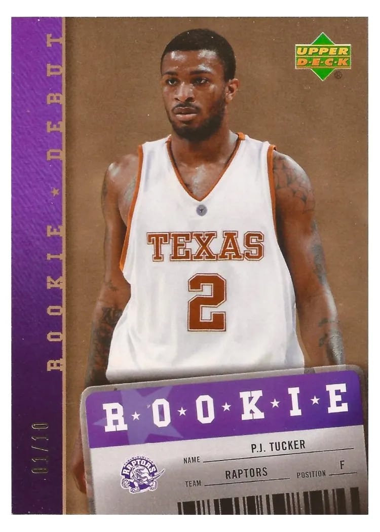 2006 Upper Deck Rookie Debut P.J. Tucker Gold #134