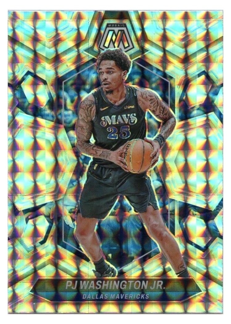 2023-24 Panini Mosaic Base Set P.J. Washington Jr. #80 card