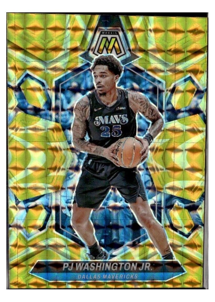 2023-24 Panini Mosaic Base Set P.J. Washington Jr. #80 card