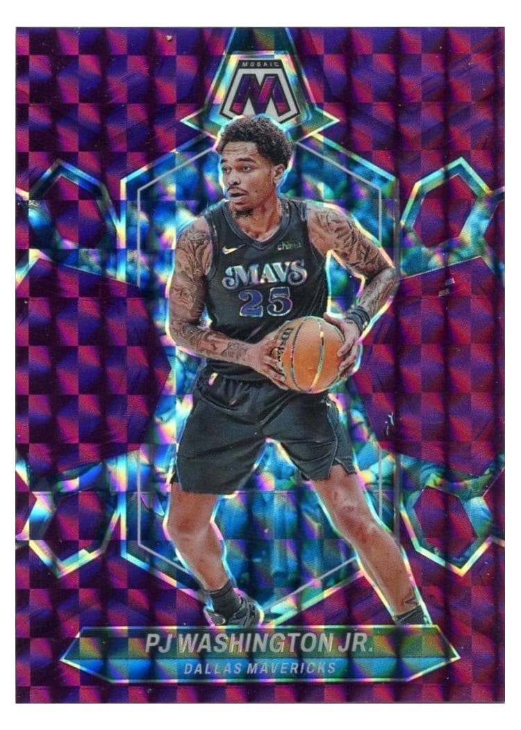 2023-24 Panini Mosaic Base Set P.J. Washington Jr. #80 card