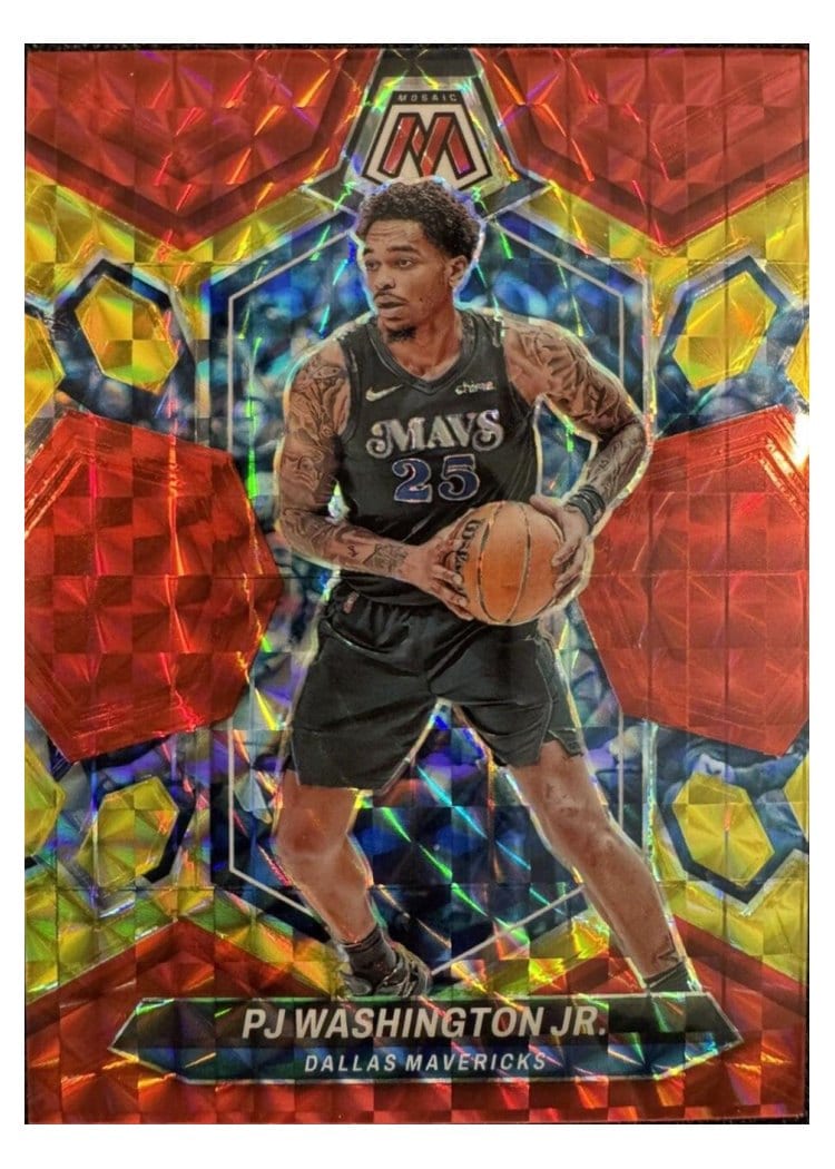 2023-24 Panini Mosaic Base Set P.J. Washington Jr. #80 card