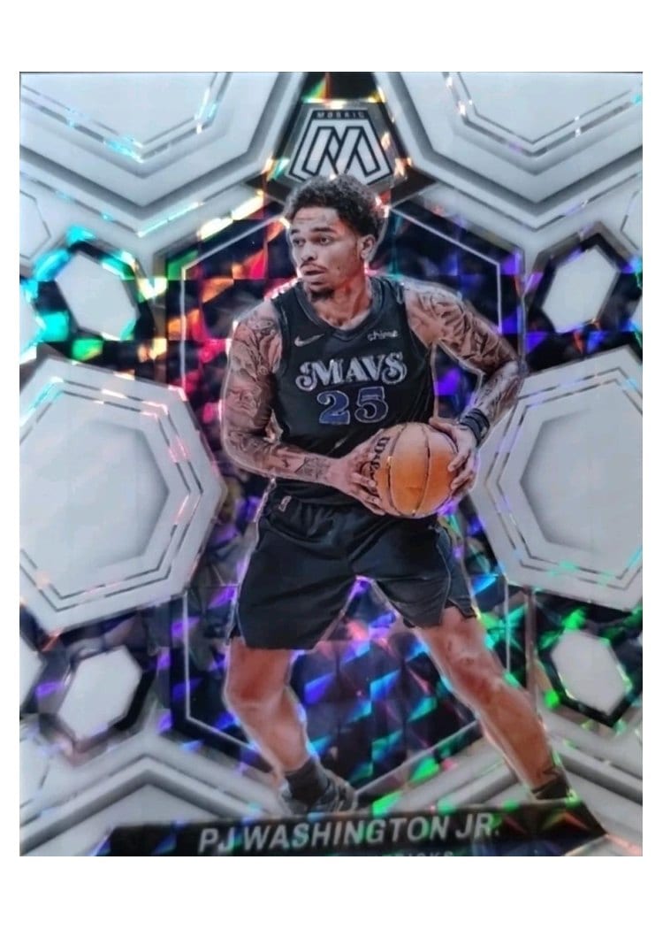 2023-24 Panini Mosaic Base Set P.J. Washington Jr. #80 card