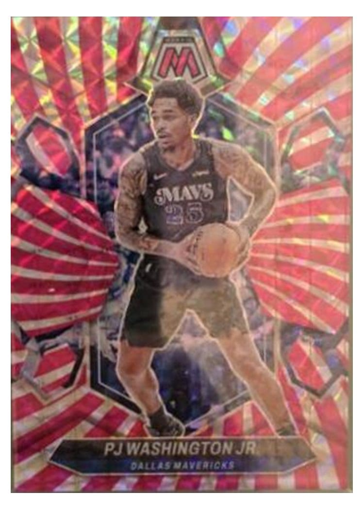 2023-24 Panini Mosaic Base Set P.J. Washington Jr. #80 card