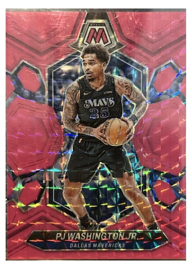 2023-24 Panini Mosaic Base Set P.J. Washington Jr. #80 card