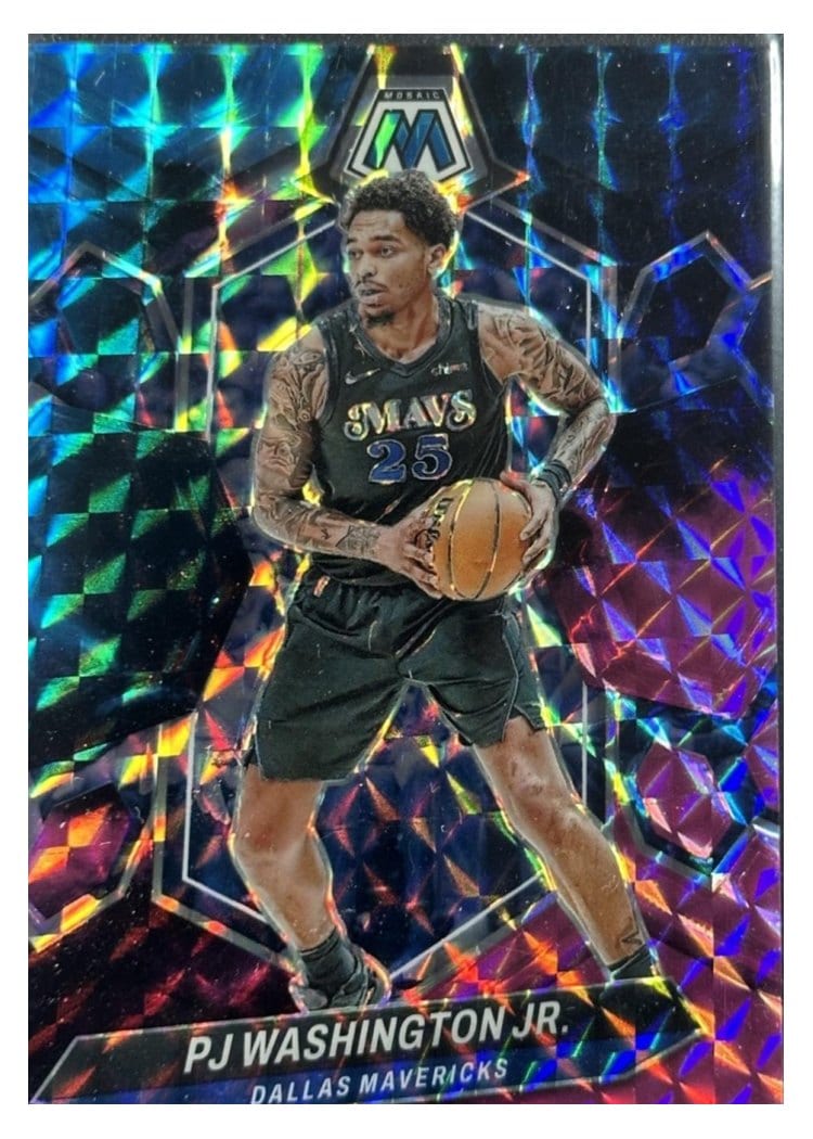 2023-24 Panini Mosaic Base Set P.J. Washington Jr. #80 card