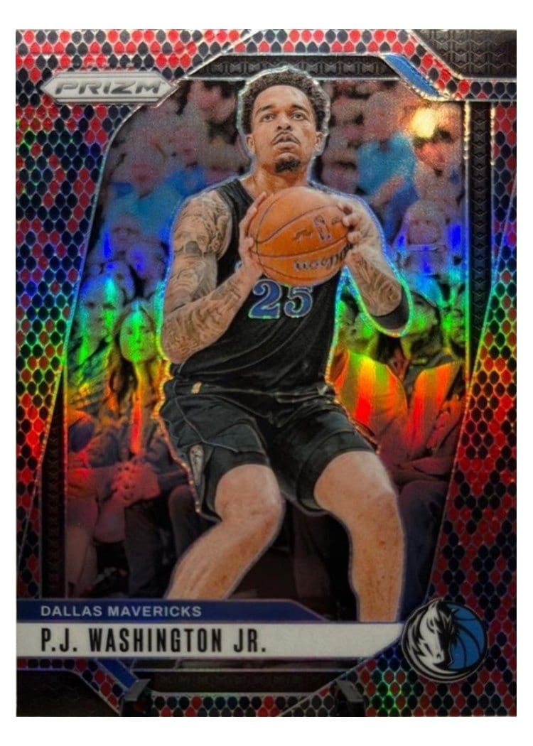 2024-25 Panini Prizm Base Set P.J. Washington Jr. #174 card