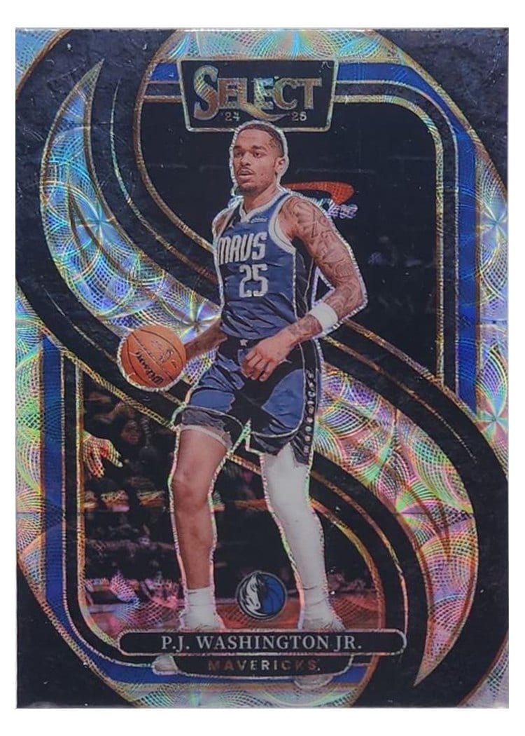 2024-25 Panini Select Base Set P.J. Washington Jr. #154 card