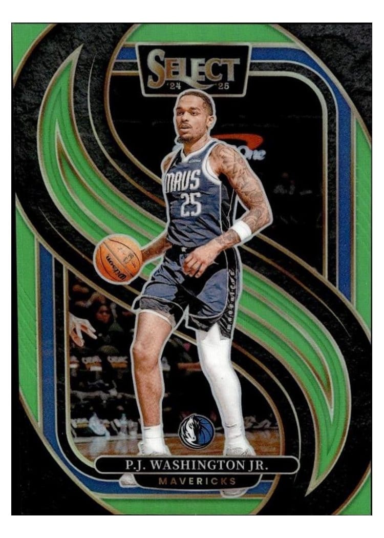 2024-25 Panini Select Base Set P.J. Washington Jr. #154 card